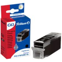 Pelikan C63 - Compatible - Pigment-based ink - Black - Canon - PIXMA MG5750 - MG5751 - MG5752 - MG5753 - MG6850 - MG6851 - MG6852 - MG6853 - MG7750 - MG7751 - MG7752,... - 1 pc(s)