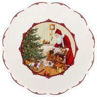 Villeroy & Boch Toy's Fantasy Gebäckteller gr., Santa bringt Geschenke