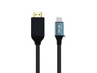 I-TEC USB C HDMI Kabel Adapter 4K 60 Hz 150cm kompatibel mit Thunderbolt 3 (C31CBLHDMI60HZ)