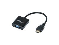I-TEC Adapter HDMI zu VGA Aufloesung Full-HD 1920x1080/60 Hz Kabellaenge 15 cm vergoldeter HDMI-Stec