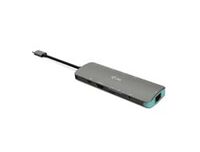 I-TEC USB C Metal Nano Docking Station 1xHDMI 4K 1xSD Kartenleser 1xmicroSD Kartenleser 1xGLAN 1xAud