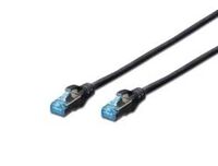 DIGITUS Patchkabel RJ45 SF/UTP Cat5e  0.50m sch. Hebelschutz Polybeutel (DK-1532-005/BL)