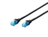 DIGITUS Patchkabel RJ45 U/UTP Cat5e   1.00m sch. Hebelschutz Polybeutel (DK-1512-010/BL)