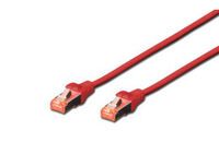 DIGITUS CAT 6A S/FTP Patchkabel, 0,5m, rot (DK-1644-A-005/R)