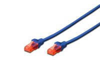 DIGITUS CAT 6 U/UTP Patchkabel - LSZH, 0,25m, blau (DK-1617-0025/B)