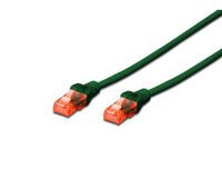 DIGITUS Patchkabel Cat6  U/UTP 2xRJ45  5.0m grün LSZH (DK-1617-050/G)