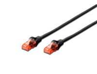 DIGITUS CAT 6 U/UTP Patchkabel - LSZH, 3m, schwarz (DK-1617-030/BL)
