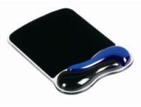 Kensington Duo Gel Mouse Pad Wrist Rest — Blue - Blue - Grey - Monochromatic - Gel - Wrist rest