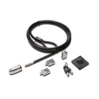 Kensington Desktop & Peripherals Locking Kit 2.0 - 2.44 m - Kensington - Key - Carbon steel - Black - Silver