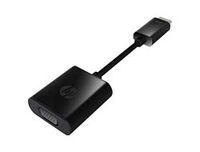 HP HDMI to VGA Adapter - HDMI - VGA (D-Sub) - 0.045 m - Black
