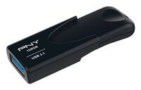 PNY Attache 4 - 128 GB - USB Type-A - 3.2 Gen 1 (3.1 Gen 1) - 80 MB/s - Capless - Black