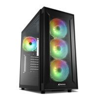 Sharkoon Gehäuse TG6M        RGB    ATX       1xGlas schwarz (4044951032136)