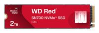 WD Red SSD SN700 NVMe 2TB M.2 2280 PCIe Gen3 8Gb/s internal drive for NAS devices POWERED BY SANDISK