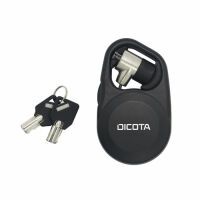 Dicota D31235 - 1.3 m - Key - Steel - Black