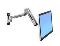 Ergotron LX HD Sit-Stand - 13.6 kg - 116.8 cm (46") - 75 x 75 mm - 400 x 400 mm - Silver