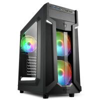 Sharkoon Gehäuse VG6-W       RGB    ATX      1xAcryl schwarz (4044951026814)