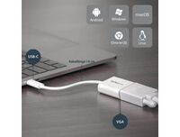 STARTECH.COM USB-C auf VGA Adapter - USB Typ-C zu VGA Video Konverter - Weiss (CDP2VGAW)
