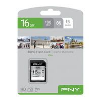 PNY Technologies SD HC Card  16GB PNY Elite R100MB/s retail (P-SD16GU1100EL-GE)