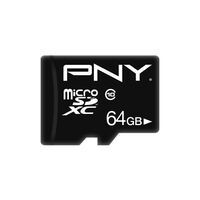 PNY Technologies SD MicroSD XC Card  64GB PNY Performance Plus Cl.10 retail (P-SDU64G10PPL-GE)