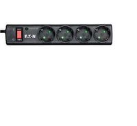 EATON Protection Strip PS4D Surge protector AC 220-250V 2500Watt output connectors 4 Black (PS4D)