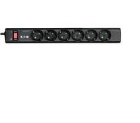 EATON Protection Strip PS6D Surge protector AC 220-250V 2500Watt output connectors 6 Black (PS6D)