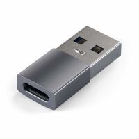 Satechi Aluminium Type-A zu Type-C USB Adapter, space grau
