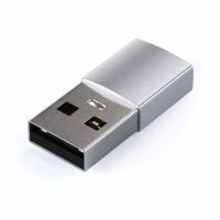 Satechi Aluminium Type-A zu Type-C USB Adapter, silber