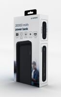 gembird Powerbank 20.000 mAh USB schwarz (PB20-02)
