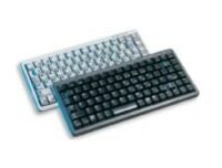 Cherry Slim Line Compact-Keyboard G84-4100 - Keyboard - Laser - 86 keys QWERTZ - Gray