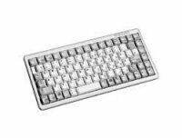 Cherry Slim Line Compact-Keyboard G84-4100 - Keyboard - Laser - 86 keys QWERTY - Gray