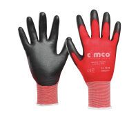 Cimco ARBEITSHANDSCHUH GR.10/XL (*SKINNY TOUCH*GR/ROT)