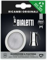 BIALETTI Ersatzdichtung / -filter-Set für Venus, Kitty, Musa 2-teilig