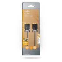 Nedis DVI-Kabel| DVI-D 24+1-Pin Stecker|| 2560x1600| Vergoldet