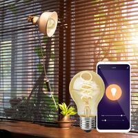 Nedis Smartlife LED Filament Lampe| WLAN| E27| 360 lm| 4.9 W| Warm to Cool White|