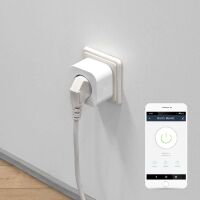 Nedis SmartLife Smart Stecker / Wi-Fi / 3680 W / Type F (CEE 7/3) / 0 - 55 °C / Android™ / IOS / Weiss