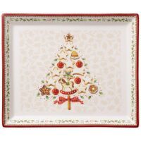 Villeroy & Boch Winter Bakery Delight Gebäckplatte rechteckig, klein