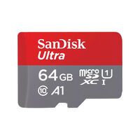 SanDisk Ultra - 64 GB - MicroSDXC - Class 10 - UHS-I - 140 MB/s - Class 1 (U1)