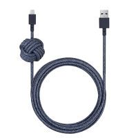 Native Union Night Cable USB-A to Lightning 3m Indigo Blue Kabel und Adapter -Kommunikation-