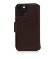Decoded Leather Detachable Wallet iP 14Plus Chocolate Brown Taschen & Hüllen - Smartphone