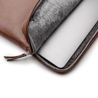 Sneakpeek Leder Sleeve für MacBook Pro/MacBook Air 2016-2020 13" braun