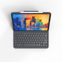 Zagg Tastatur Pro Keys für iPad 11" Pro (4.Gen.), Charcoal