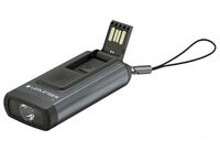LED Lenser K6R wiederaufladbare Mini Taschenlampe grau schwarz