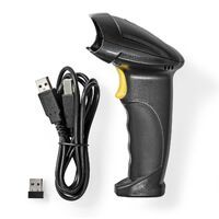 Nedis Barcodescanner / Laser / Wireless / 1D Linear / Batteriebetrieben / Stromversorgung über USB / USB Dongle
