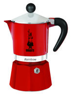 Bialetti RAINBOW 6TZ rot Tee- & Kaffeezubereitung