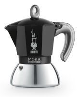 BIALETTI Espressokocher New Moka Induktion 2 Tassen schwarz