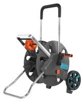 Gardena AquaRoll L Easy - Cart reel - Manual - Functional - Black,Blue,Orange - Freestanding - 100 m