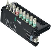 Wera 05071110001 - 9 pc(s) - Phillips - Pozidriv - Torx - PH 2 - PZ 1,PZ 2 - TX10,TX15,TX20,TX25,TX30 - Stainless steel