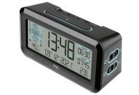 TFA 60.2562.01 Radiocontrollato Sveglia Nero Argento Tempi di allarme 2