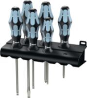 Wera 3334/6 Schraubendrehersatz, Edelstahl + Rack (05032060001)