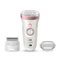 Braun Epilierer Silk-epil 9 720 mit Rasier- und Trimmeraufsatz